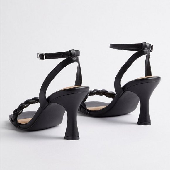 ❤️NWT VINTAGE TORRID SHOES BRAIDED 3.5" HEEL SANDALS - CUSHIONED - XX WIDE WIDTH - Picture 9 of 14